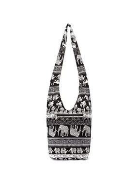 𝅺🆕 Hobo Fashion canvas Shoulder Bag Hippie Crossbody Bohemian Animal Print NWT